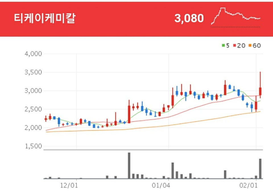 합성섬유 및 원료와 관련 화학제품의 제조 가공 판매, 도소매 및 수출입을 영위하고 있는 티케이케미칼